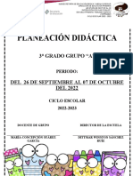 3º A, - SEMANA 5 y 6 PLANEACION DIDACTICA