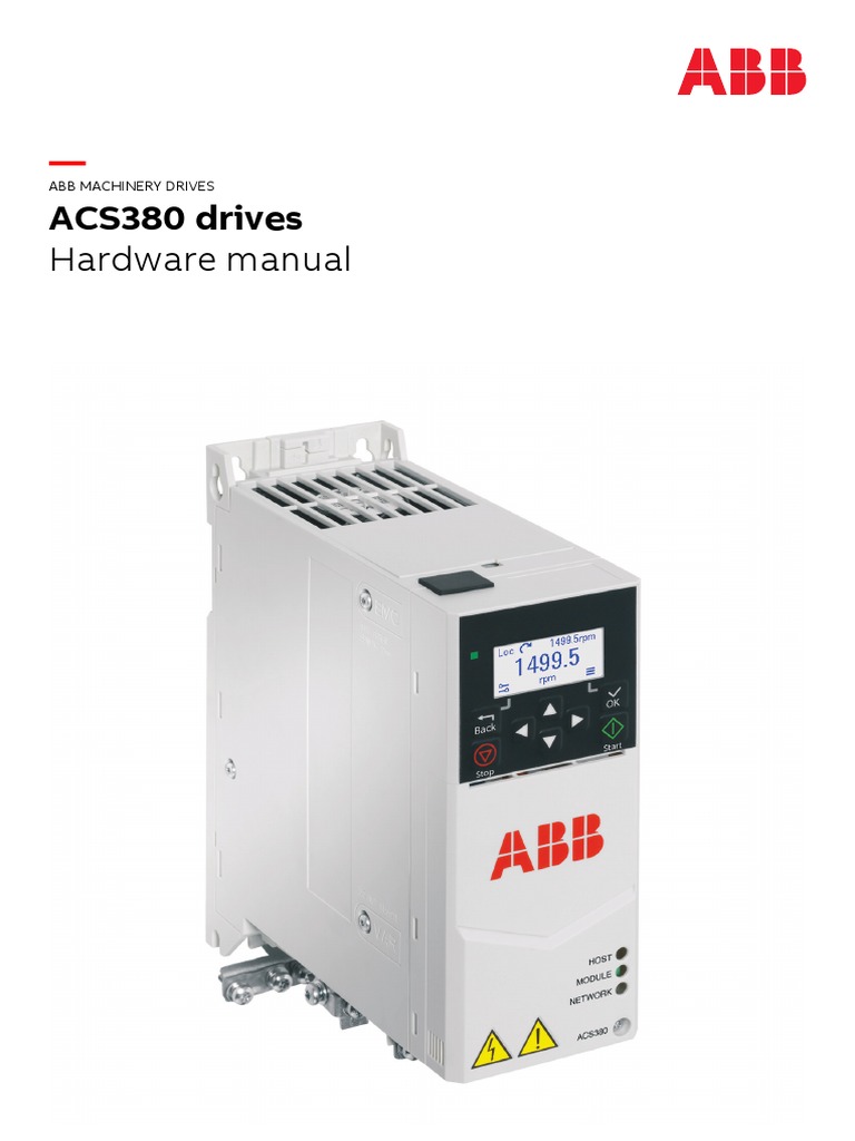 ACS380 Drives: Hardware Manual | PDF | Electrical Wiring | Power Supply