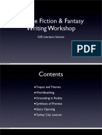 Science Fiction & Fantasy Writing Workshop: GEB Literature Seminar