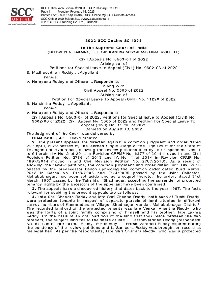 Error Apparant On Face of Record PDF Judgment (Law) Appeal