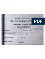 Physics Practical I