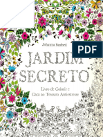 Resumo Jardim Secreto Livro de Colorir e Caca Ao Tesouro Antiestresse Johanna Basford