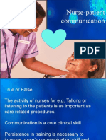 Nurse-Patient Communication