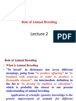 Animal Breeding - Role, Objectives, Programs & Contribution
