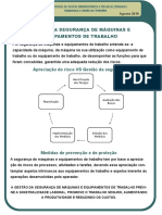 Gestão da Segurança de Máquinas e Equipamentos de Trabalho