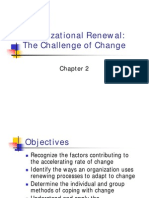 Organizational Renewal: The Challenge of Change