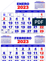 Calendario 2023 Mensual Pomelo Ideas Creativas