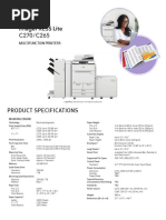 imagePRESSLite C270 C265 SpecSheet