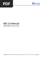 BDI 2.0 Manual