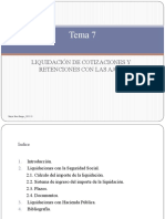 T7-Liquidación de Cotizaciones y Retenciones