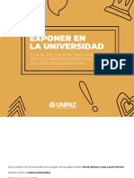 Exponer en La Universidad (Guía para Textos Académicos) - 2