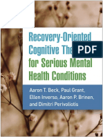 Recovery-Oriented Cognitive Therapy for Serious Mental Health Conditions (Aaron Beck Et Al., 2021)