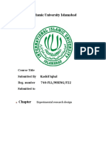 International Islamic University Islamabad TITLE PAGE For Assignments