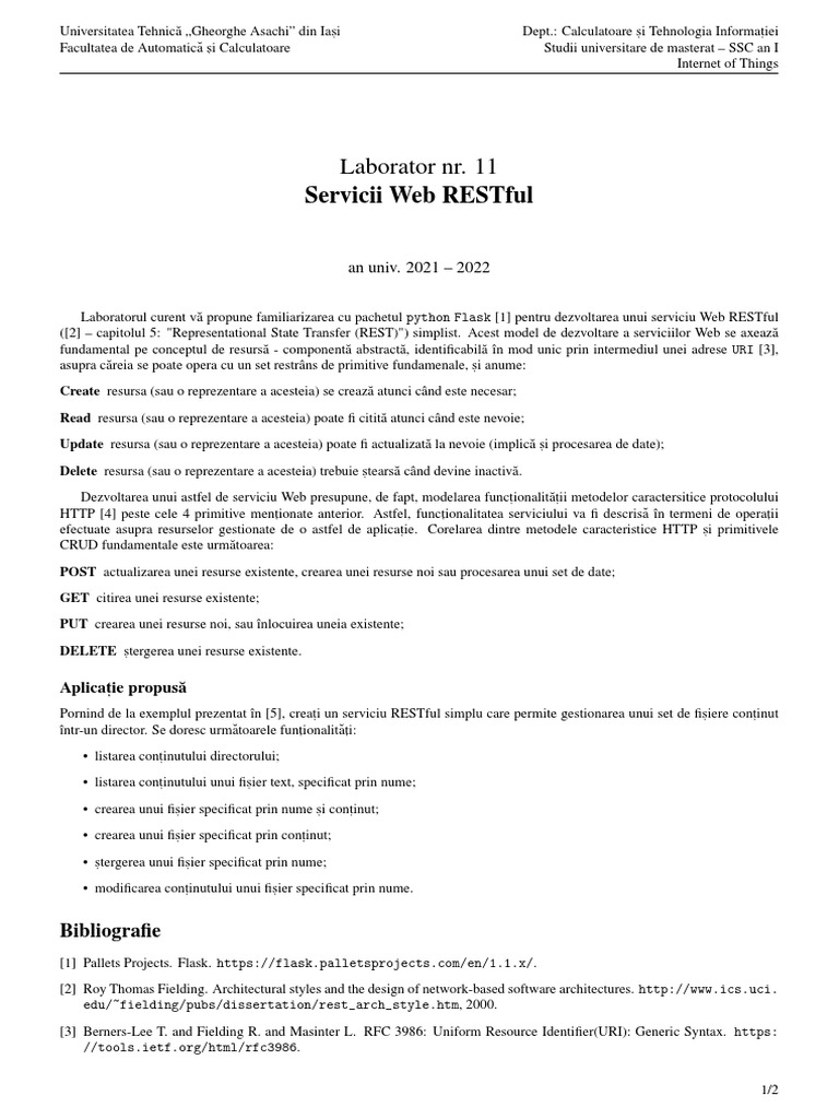 Lab11 SSC Intro Rest | PDF