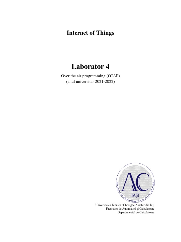 Laborator 4 IoT | PDF