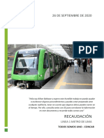 Procedimientos recaudación L1 Metro Lima