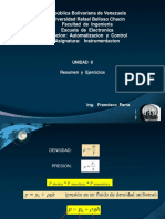 Unidad II. Ejemplos y Ejercicios de Presion