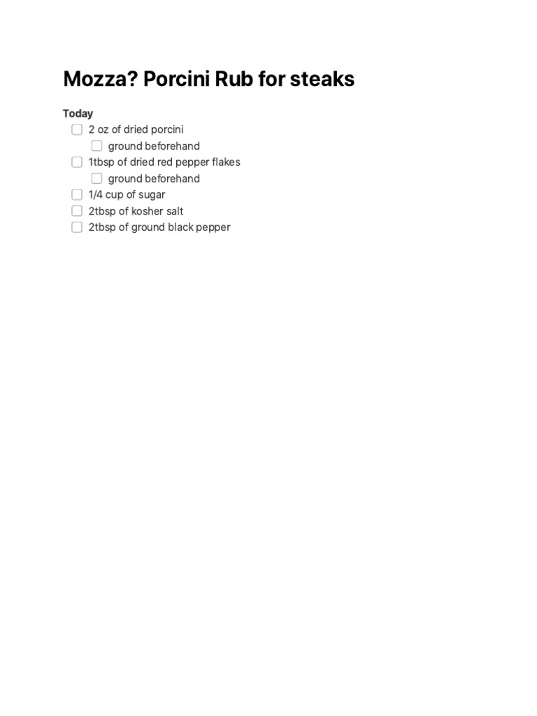 Mozza Porcini Rub For Steaks PDF