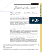 Gender Difference in Academic Performance of