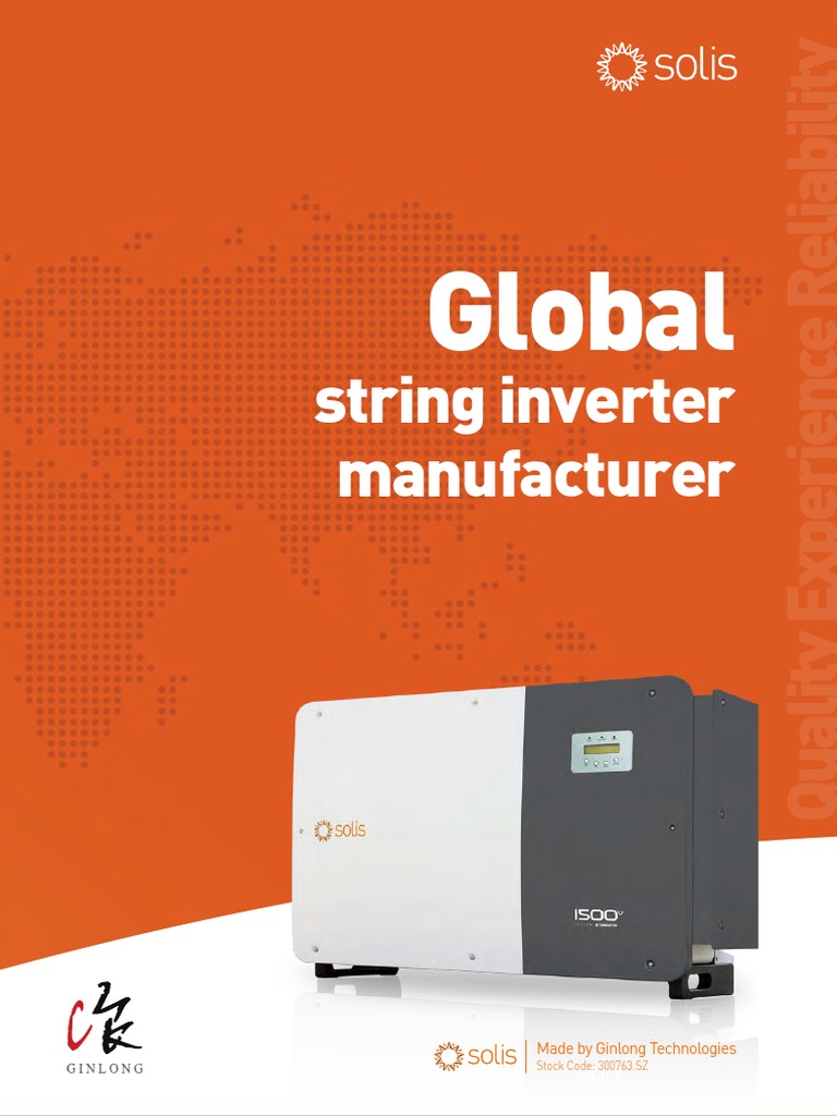 Solis Inverter Product Overview | PDF | Power Supply | Mains Electricity