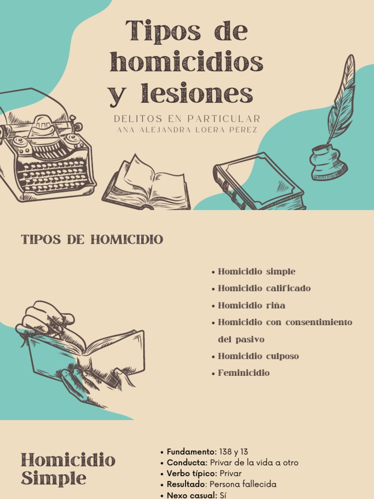 tipos-de-homicidios-y-lesiones-pdf-homicidio-verbo