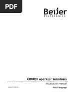 CIMREX-Terminal 5-91 InstallationManual MA00557F