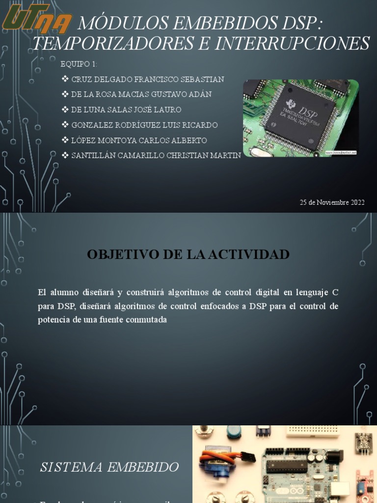 Temporizadores en Sistemas Embebidos DSP | PDF | Sistema Integrado ...