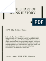 Parubets Jeans History