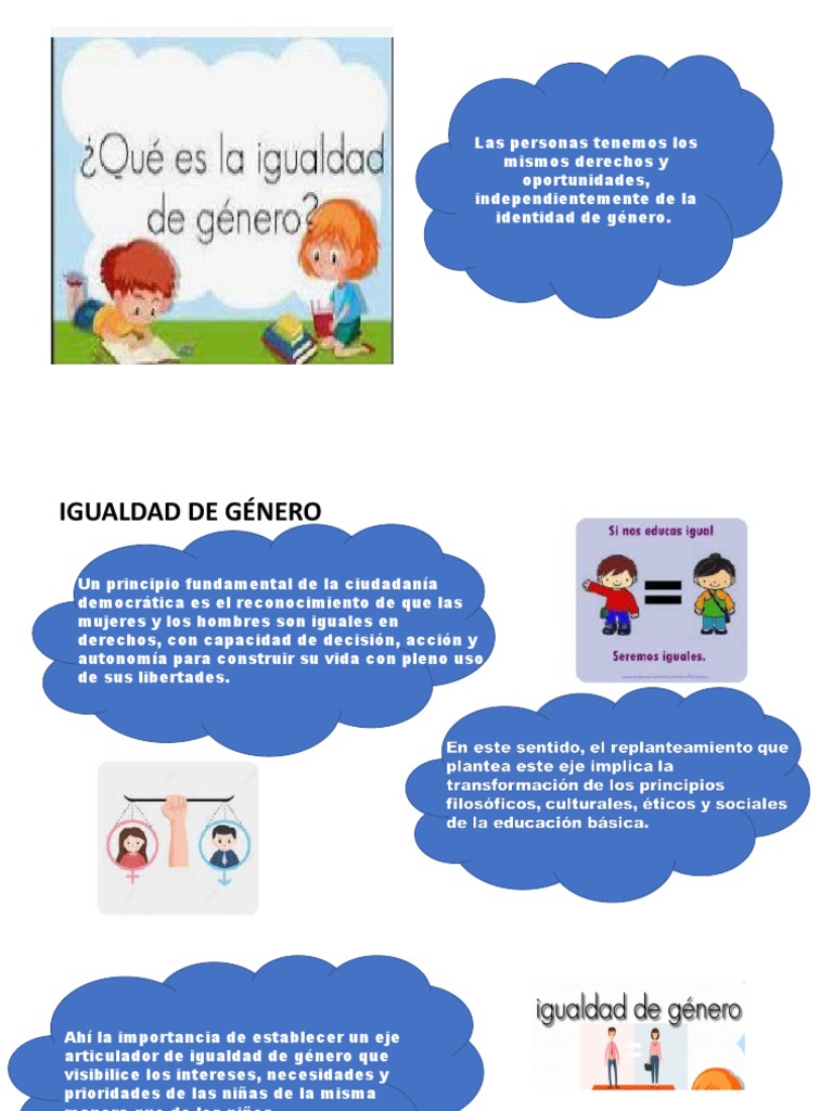 Igualdad de Género en la Educación Infantil | PDF