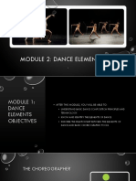 Module 2 - Elements of Dance Pt.1