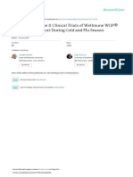 Randomized Phase II Clinical Trials of Wellmune WG