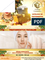 Catálogo de tratamientos faciales, capilares y para barba