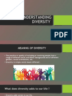 Understanding Diversity