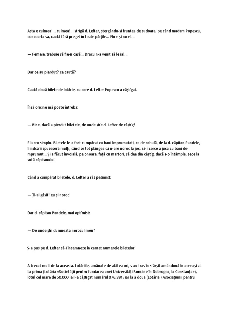 Rezumat Doua Loturi Doua Loturi 1 | PDF