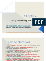 Chapter 4 Managerial Planning and Goal Setting Compressed 1