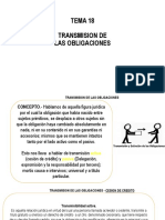 Transmisión de obligaciones: cesión de crédito, delegación y expromisión