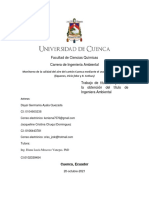 Facultad de Ciencias Químicas Carrera de Ingeniería Ambiental