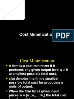 Cost Min - Indirect Approach I