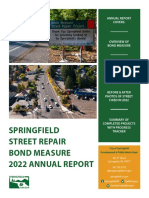 2022 City of Springfield Bond Measure Annual Report