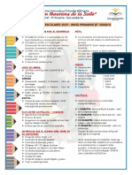 Lista de Utiles 2023 - 6to Grado