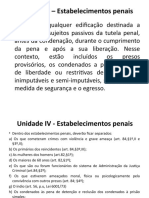 Unidade IV - Estabelecimentos Penais