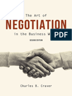Craver, Charles B. - The Art of Negotiation in The Business World, Second Edition-Carolina Academic Press (2020)