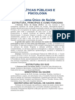 Sistema Único de Saúde: estrutura, princípios e responsabilidades