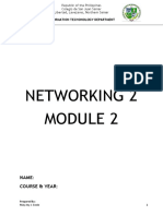 Networking 2 Module 2 EDITED