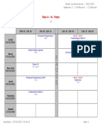 Emploi Du Temps Semaine 06-02-2023