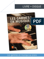 Gammes Musique Piano