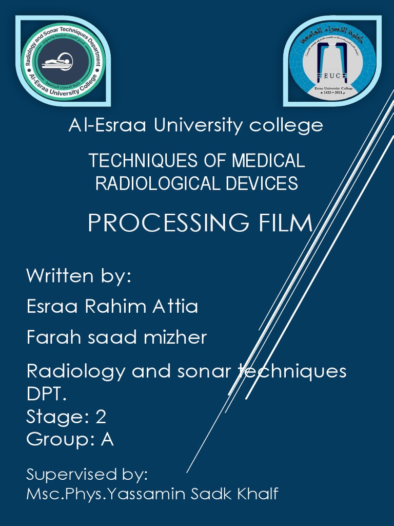 Processing Medical Radiological Films A Guide to Developing XRay Film