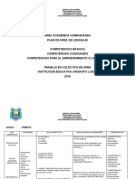 Lenguaje Plan de Área Completo 2016