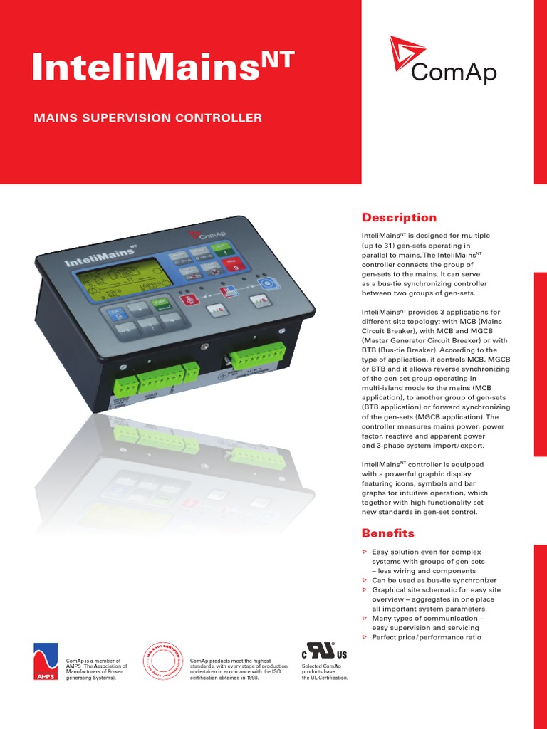 Intelimains Nt Datasheet 2010 03 Pdf Mains Electricity Personal