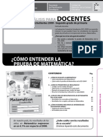 Reporte Matemática UMC (2009)